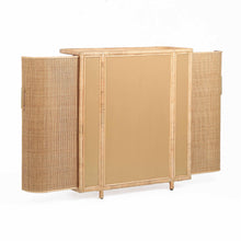 Tarot Natural Rattan Bar Cabinet