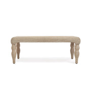 Vicky 49" Natural Woven Seagrass Rectangular Coffee Table