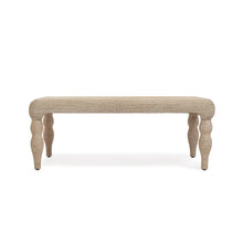 Vicky 49" Natural Woven Seagrass Rectangular Coffee Table
