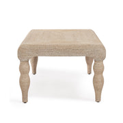 Vicky 49" Natural Woven Seagrass Rectangular Coffee Table