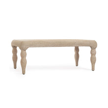 Vicky 49" Natural Woven Seagrass Rectangular Coffee Table