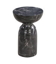 Rue Faux Marble Indoor / Outdoor Round Side Table