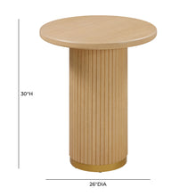 Chelsea Oak Wood Entry Table