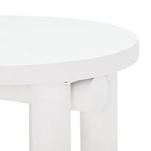 Tildy 39" White Concrete Indoor / Outdoor Round Coffee Table