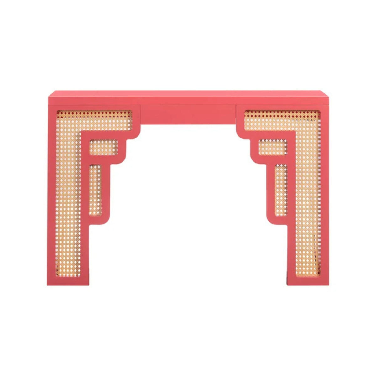 Suzie 45" Rattan Console Table