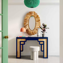 Suzie 45" Rattan Console Table