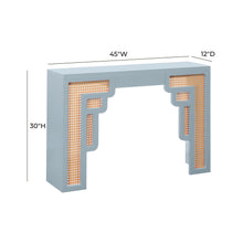 Suzie 45" Rattan Console Table