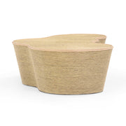 Slab 60" Natural Seagrass Coffee Table