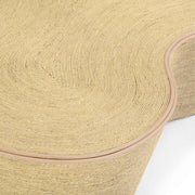 Slab 60" Natural Seagrass Coffee Table