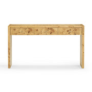 Brandyss 54" Burl Console Table