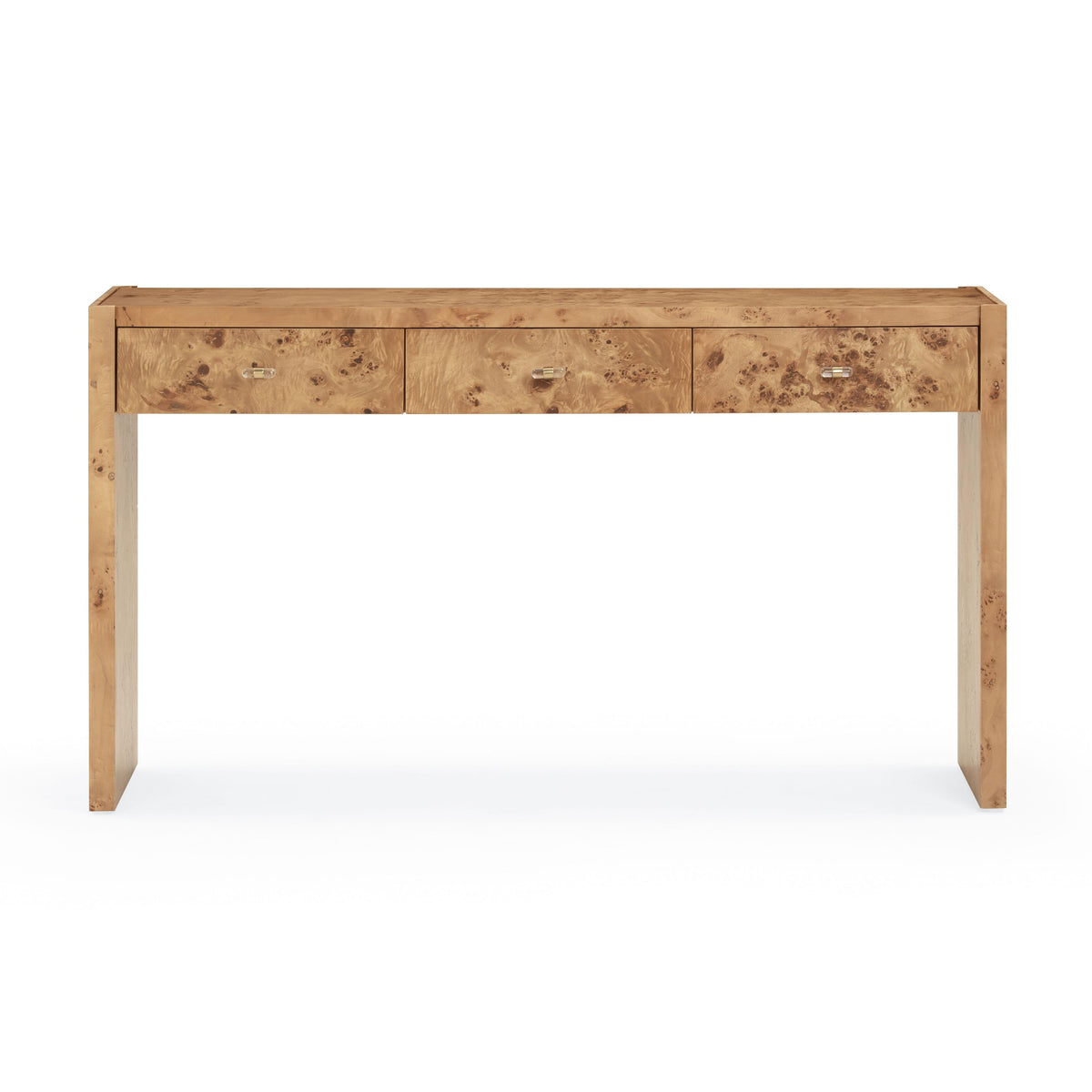 Brandyss 54" Burl Console Table