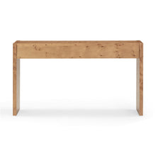 Brandyss 54" Burl Console Table