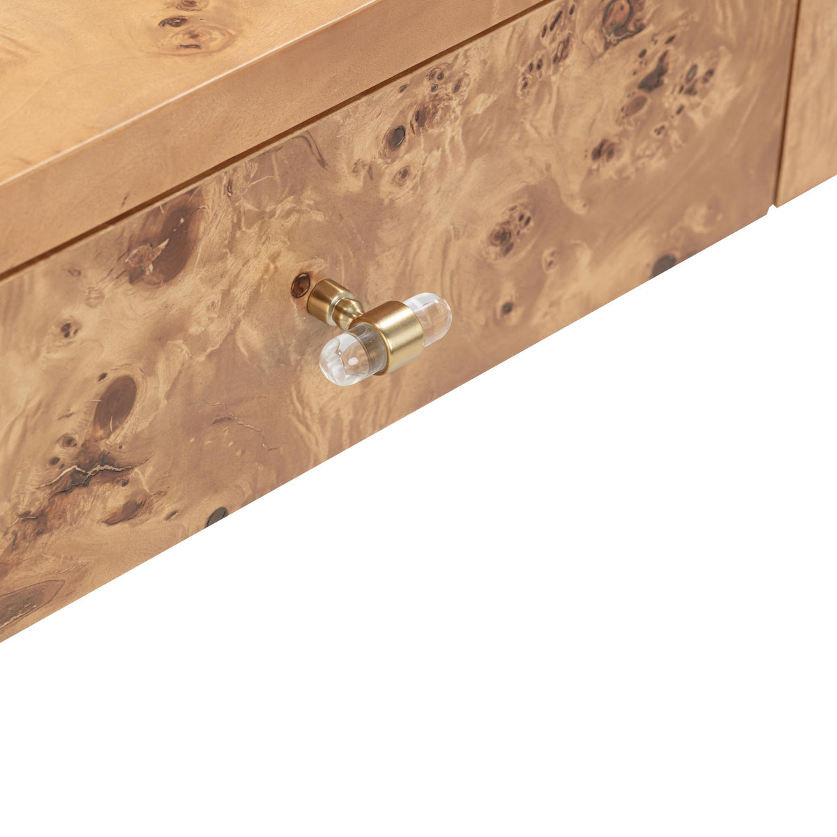 Brandyss 54" Burl Console Table