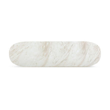 Esme 54" Faux Marble Indoor/Outdoor Long Console Table