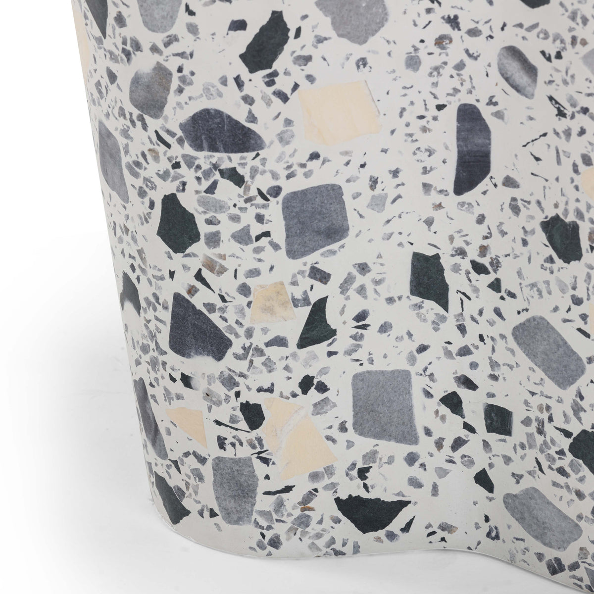 Slab Faux Terrazzo Indoor/Outdoor Side Table