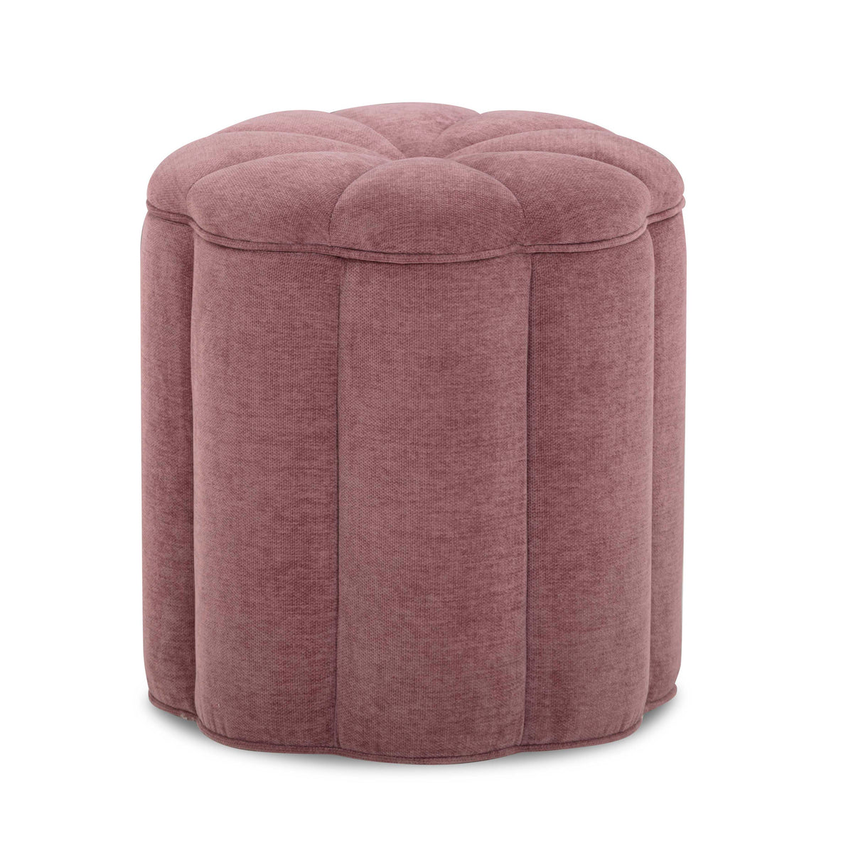 Fleur Textured Performance Velvet Storage Ottoman