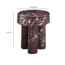 Delta Concrete Indoor/Outdoor Round Side Table