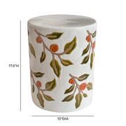 Tempest Citrus Indoor/Outdoor Ceramic Table