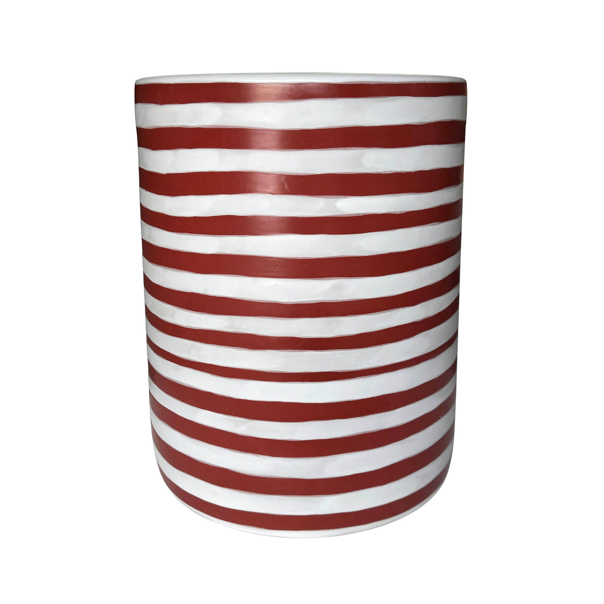 Tempest Indoor/Outdoor Ceramic Table in Stripes