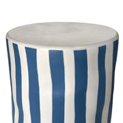 Tempest Indoor/Outdoor Ceramic Table in Stripes