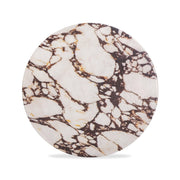 Pia Red Faux Marble Indoor/Outdoor Concrete Side Table