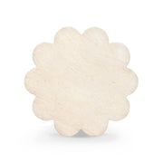 Blossom Washed Faux Travertine Indoor/Outdoor Concrete Side Table