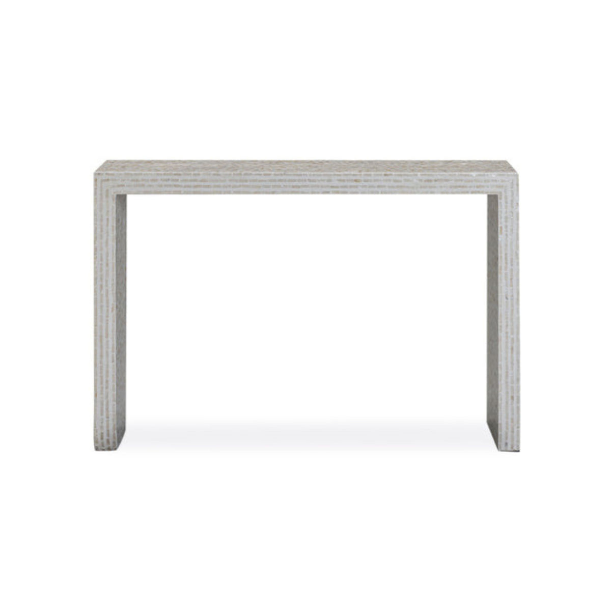 Cyprus 47" Cream Capiz Shell Console Table