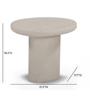 Jade Concrete Indoor/Outdoor Side Table