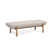 Julianna 56" Textured Performance Fabric Bench