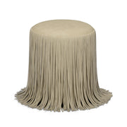 Shag Me Performance Vegan Leather Ottoman