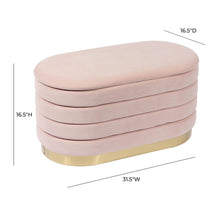 Lillian 31.5" Performance Velvet Storage Bench