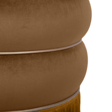 Lakka Performance Velvet Ottoman