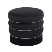 Lakka Performance Velvet Ottoman