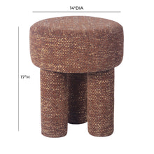 Claire Textured Accent Stool
