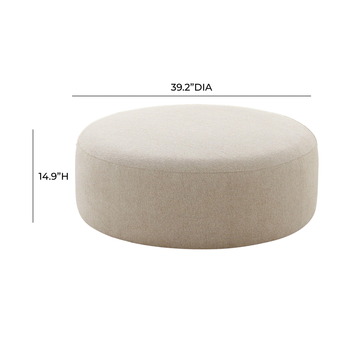 Broohah Performance Fabric Ottoman