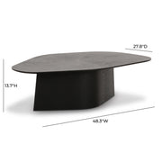 Roche 48" Ash Geometric Coffee Table