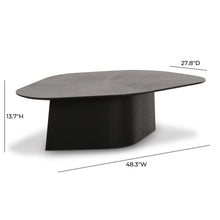 Roche 48" Ash Geometric Coffee Table