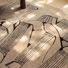 Mezzo Natural Hand Tufted Wool Area Rug 5'X8'