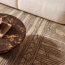 Daphne Natural Hand Tufted Wool Area Rug 5'X8'
