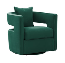Kennedy Performance Velvet Swivel Accent Chair
