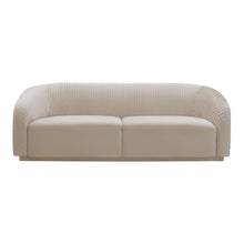 Yara 90.6" Pleated Performance Velvet Sofa by Inspire Me! Home Decor