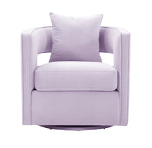 Kennedy Performance Velvet Swivel Accent Chair