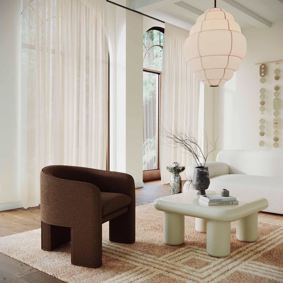 Marla Performance Boucle Accent Chair