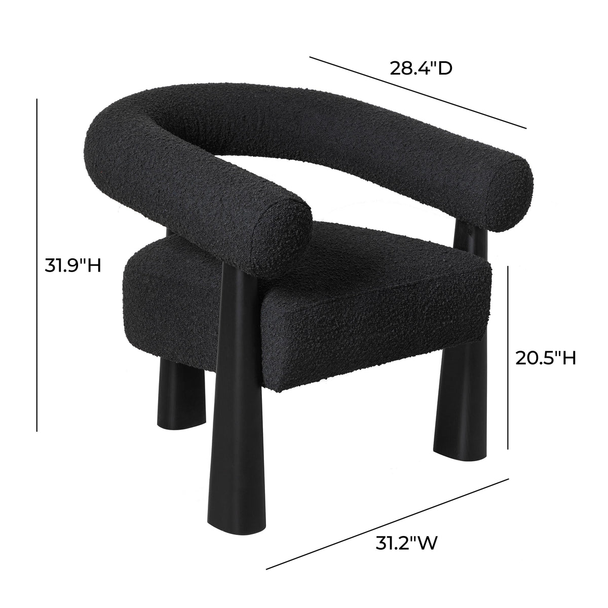 Spara Performance Boucle Accent Chair