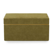 Pisa Green Vegan Suede Contract-Grade Storage Box