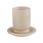 Channeled Swirl Resin Kiddush Cup