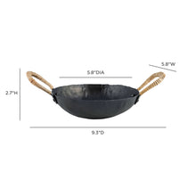 Verma Black Hammered Iron Catchall