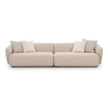 Sylvie 118" Cream Performance Boucle Sofa