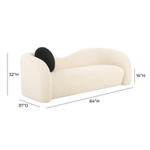 Leonie Faux Shearling Sofa (84"-103")