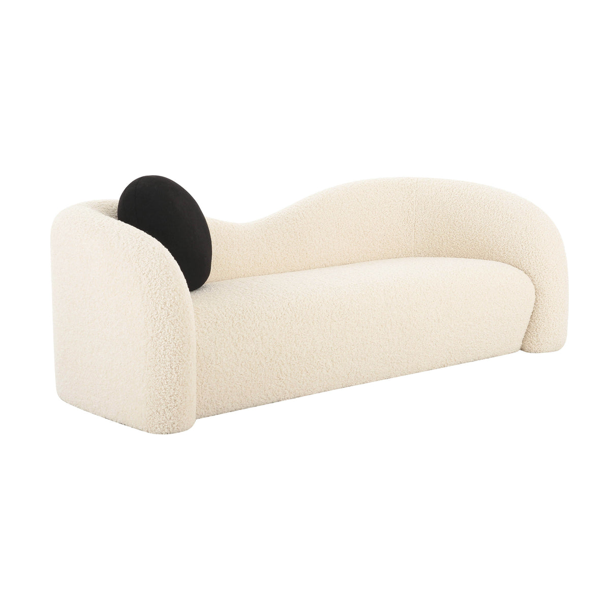 Leonie Faux Shearling Sofa (84"-103")